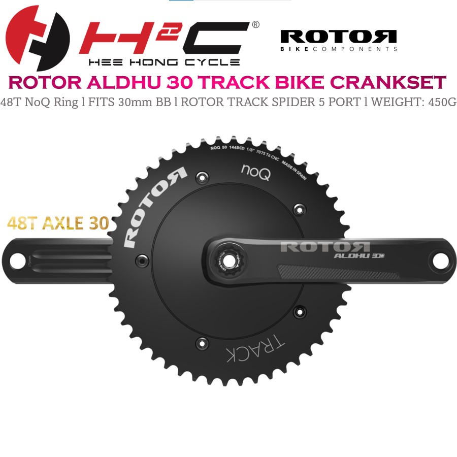 ROTOR ALDHU 30 TRACK 48T CRANKSET 100 ORIGINAL
